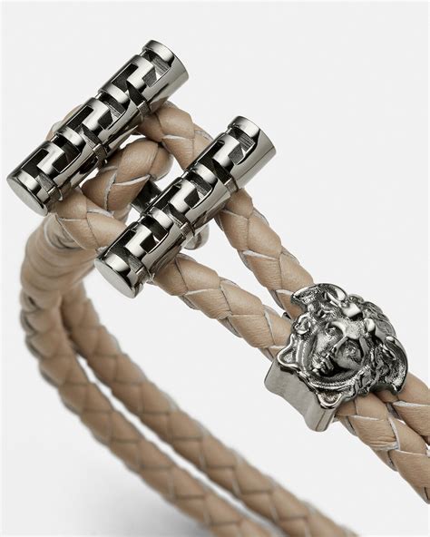 fake versace bracelets|versace medusa braided bracelet.